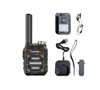 (camuflajeVHF)wurui G63 Mini walkie-talkie portátil escáner radioaficionado Walkie-talkies para caza
