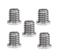 camvate 5 piezas adaptador de rosca 1/4 "-20 hembra a 3/8" -16 macho fr DSLR trípode monopié
