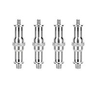CAMVATE Adaptador de tornillo roscado estándar de metal de 1/4 a 3/8 pulgadas para soporte de luz de estudio, adaptador de zapata caliente/zapata fría, cabeza de bola, receptor de flash inalámbrico,