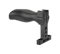 CAMVATE Empuñadura de mano superior de aluminio con 1/4 "-20 puntos de montaje y soporte de zapato para kit de jaula de cámara DSLR