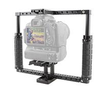 CAMVATE Jaula de cámara con agarre de batería ajustable con placa base de liberación rápida - 1772