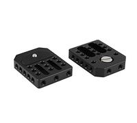 CAMVATE Placa Base Universal con Montaje de Rosca de 1/4 Pulgadas para Kit de Jaula de Monitor del Director (2 Piezas)