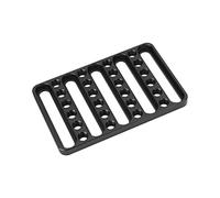 CAMVATE Placa de Montaje Universal para cámara de Queso con 20 Puntos de fijación de 1/4" y 20 Puntos de fijación para Jaula de cámara réflex Digital