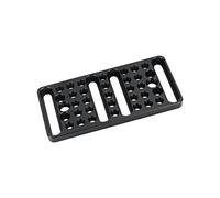 CAMVATE Plataforma de extensión de montaje de placa de queso versátil con múltiples orificios de rosca de 1/4 "y 3/8" para kit de jaula de cámara DLSR - 3030