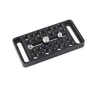 CAMVATE Plato multiusos para quesos con tornillo de rosca de 1/4" y 3/8" para accesorios de soporte de cámara