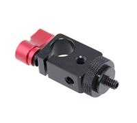 camvate SmallRig - Abrazadera de varilla 15 mm con 1/4 "tornillo de montaje adaptador (M5 giratorio knob-red)