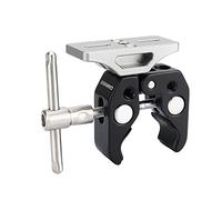 CAMVATE Soporte de extensión para BlackMagic Micro señal convertidor HDMI a SDI 3G + Abrazadera Universal Super Crab (Plata) - 3067