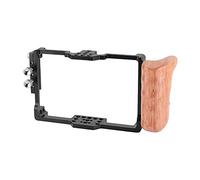 CAMVATE Soporte para Monitor con Mango de Madera LeftWooden Compatible con FeelWorld FT6 FR6 de 5,5 Pulgadas (Uso Exclusivo for Model Barcode:FR62020075)