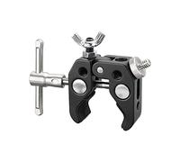 CAMVATE Super Crab Abrazadera con Adaptador de Rosca de 1/4"-20 y Tuerca de 1/4"-20 Manoplas de fijación