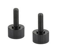 CAMVATE Tornillo de Cabeza Hexagonal M5 de 15,7 mm para Placa de liberación rápida Manfrotto (Negro)