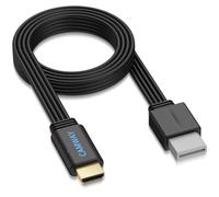 CAMWAY Adaptador Wii HDMI 1080P/720P, Convertidor de Wii a HDMI con Cable HDMI de 150CM Integrado, Compatible con Nintendo Wii/Wii U/HDTV/Monitor NTSC, PAL, Plug and Play