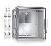 CAMWAY Caja Estanca Exterior Electrica Impermeable IP67, Cuadro Eléctrico Superficie con Carcasa Plástico ABS, Cajas de Empalmes 15 * 15 * 9cm, Transparente