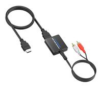 CAMWAY Extractor de Audio 192KHz Convertidor de Audio HDMI ARC a RCA, 192 KHz,para Amplificador, Barra de sonido