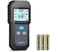 CAMWAY Medidor EMF, Detector de Radiación de Campo Electromagnético de Mano, Mini Luz de Fondo Digital, LCD EMF, Detector de Sonido y Alarma de Luz