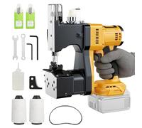 CAMXTOOL Máquina de coser de bolsas inalámbrica compatible con batería Dewalt de 20 V máximo, máquina de cierre automático de bolsas de alta resistencia, alcantarillado industrial portátil para bolsas