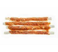 CAN AGRI - Golosina para perro, stick de piel de vacuno con pollo, 28cm, 320g
