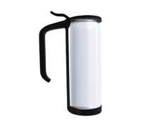 Can Holder with Handle, Drink Container Sleeve Beverage Grip, ABS Adjustable Reusable Beer Sleeve Holder for Outdoor Events, Vacation, Holiday Travel, Parties, 21x6.7x11.9cm