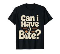 Can I Have A Bite Antojo de bocadillos Gourmet ||- Camiseta gráfica económica, Hombre, Negro, M