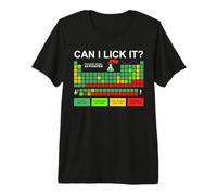 Can I Lick It Tabla periódica de Elementos Science Student Camiseta Premium