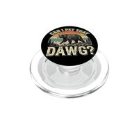 Can I Pet DAT Dawg - Excursionista - Amante de los Animales - Meme de Oso Divertido PopSockets PopGrip para MagSafe