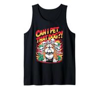 Can I Pet That Dog?! Cute Skeleton Halloween Bulldog Bootleg Camiseta sin Mangas