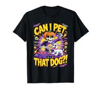 Can I Pet That Dog?! Funny DJ Skeleton Halloween Bootleg Camiseta