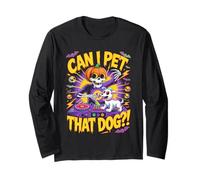 Can I Pet That Dog?! Funny DJ Skeleton Halloween Bootleg Manga Larga