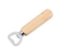 Can opener, Abridor de botellas de cerveza con mango de madera - Acero inoxidable, for uso doméstico y en bares ,Can opener manual