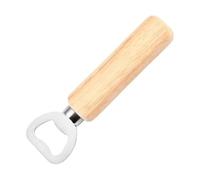 Can opener, Abridor de botellas de cerveza con mango de madera maciza, acero inoxidable, uso doméstico ,Can opener manual