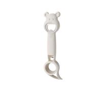 Can opener, Abridor de botellas multiusos 4 en 1 for cerveza, latas, frascos y tapas ,Can opener manual(White)