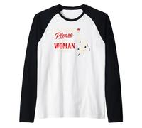 Can Someone Please Just Put A Woman in Charge Camiseta Manga Raglan