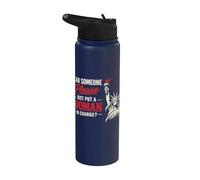 Can Someone Please Just Put A Woman in Charge Stainless Steel Insulated Water Bottle
