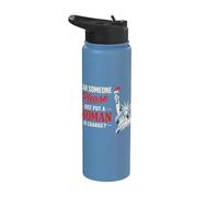 Can Someone Please Just Put A Woman in Charge Stainless Steel Insulated Water Bottle