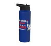 Can Someone Please Just Put A Woman in Charge Stainless Steel Insulated Water Bottle