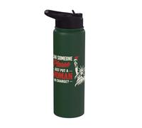 Can Someone Please Just Put A Woman in Charge Stainless Steel Insulated Water Bottle