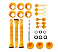 Can Spout Replacement, Flexible Pour Nozzle Set, Includes Vent Cap and Rubber Gasket, Replacement Kit for 1, 2, 5, 10 Gallon Fuels Tanks, Water Jugs, and Utility Containers