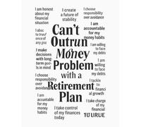 Can’t Outrun a Money Problem with a Retirement Plan: A Lined Notebook for Women Ready to Face Their Finances with Grit, Grace, and a Fresh Start