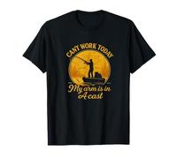 Can’t Work Today My Arm Is In A Cast Funny Fishing Camiseta