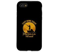 Can’t Work Today My Arm Is In A Cast Funny Fishing Carcasa para iPhone SE (2020) / 7/8