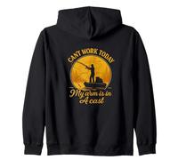 Can’t Work Today My Arm Is In A Cast Funny Fishing Sudadera con Capucha