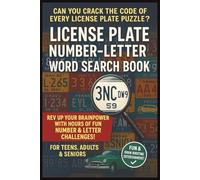 Can You Crack The Code Of Every License Plate Puzzle? License Plate Number Letter Word Search Puzzle Book: Large Print Easy To Read 2000 Words With ... for Focus, Memory Loss & Stress Relief |