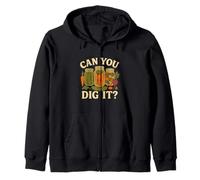 Can You Dig It Funny Canning Season Retro Sudadera con Capucha