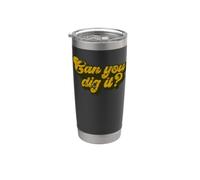Can you Dig It? Vintage 70S 80S Vaso térmico de acero inoxidable de doble pared