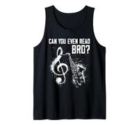 Can You Even Read Bro - Divertidas partituras de notas de humor Camiseta sin Mangas