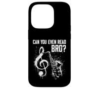 Can You Even Read Bro - Divertidas partituras de notas de humor Carcasa para iPhone 14 Pro