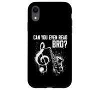 Can You Even Read Bro - Divertidas partituras de notas de humor Carcasa para iPhone XR