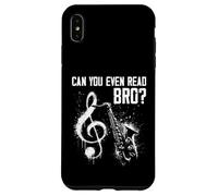 Can You Even Read Bro - Divertidas partituras de notas de humor Carcasa para iPhone XS Max