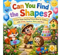 Can You Find the Shapes: A Cute Shape Spotting Picture Book for Toddlers with Circles, Squares, Stars, and More
