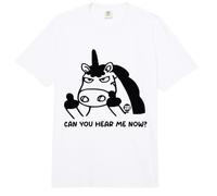 Can You Hear Me Now Funny Unicorn Comfort Colors Adult Heavyweight T-Shirt