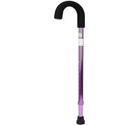 Caña caminando para hombres y mujeres Cadrillo para caminar/caminar muletas de caminata Seguridad de acero inoxidable Cueritas para caminar con el mango 9 niveles de altura ajustables para hombres o